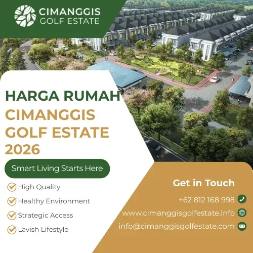 harga rumah Cimanggis Golf Estate 2026