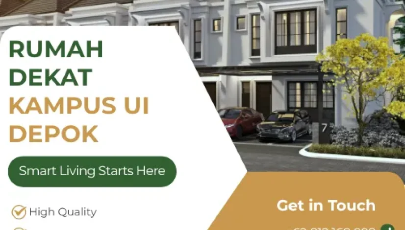 Rumah Dekat Kampus UI Depok